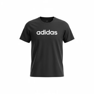 Adidas Men's Tee in Black with White Logo
